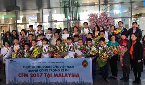 越南学生在“2017年未来数学家挑战赛”中获得佳绩