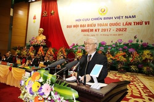 越南老兵协会第六次全国代表大会隆重开幕