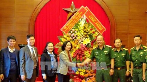 Trưởng Ban Dân vận Trung ương Trương Thị Mai thăm, chúc mừng các đơn vị quân đội tại Thành phố Hồ Chí Minh