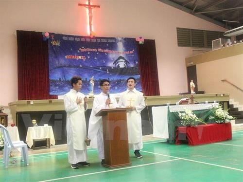 旅居马来西亚越南天主教徒共同庆祝2017年圣诞节