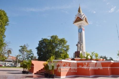 Hướng tới kỷ niệm 50 năm ngày thiết lập quan hệ ngoại giao Việt Nam - Campuchia: Hoàn thành trùng tu Đài hữu nghị Việt Nam - Campuchia tại tỉnh Takeo