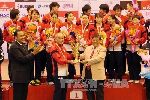 Giải Cầu lông đồng đội nam nữ châu Á 2017: Nhật Bản giành ngôi vô địch