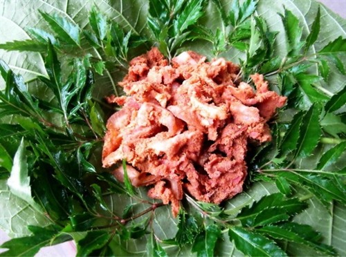 Độc đáo món thịt tái của đồng bào Thái đen