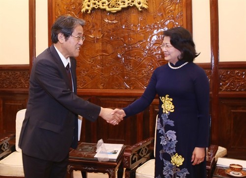Phó Chủ tịch nước Đặng Thị Ngọc Thịnh tiếp Đại sứ Nhật Bản