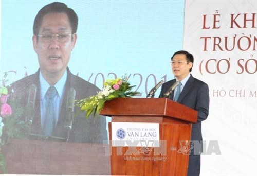 Phó Thủ tướng Vương Đình Huệ dự Lễ khởi công xây dựng cơ sở mới của Trường Đại học Văn Lang