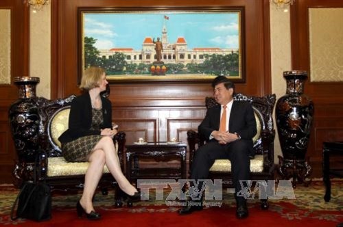 Chủ tịch UBND Thành phố Hồ Chí Minh tiếp tân Đại sứ New Zealand tại Việt Nam