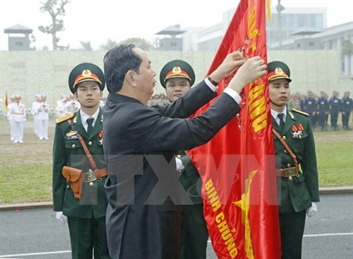 国家主席陈大光出席特工兵种成立50周年纪念仪式
