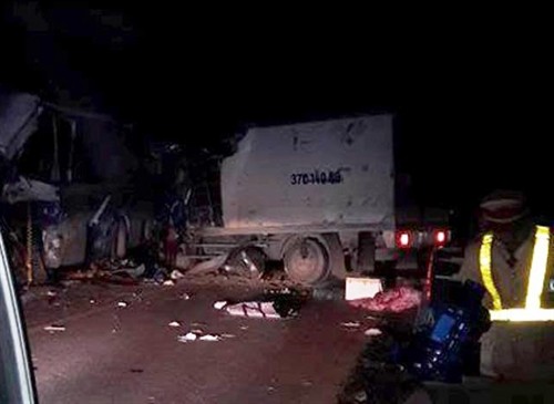 Tai nạn nghiêm trọng trên tuyến đường Hồ Chí Minh đoạn qua tỉnh Thanh Hóa