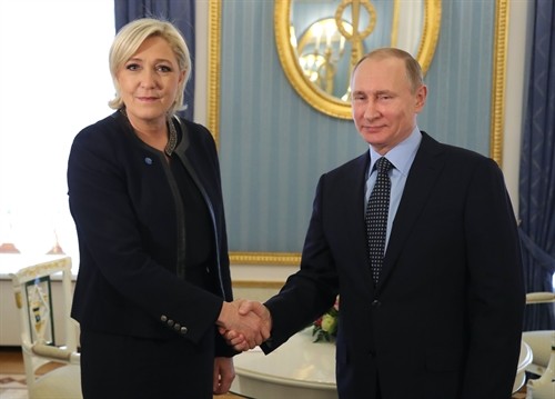 Ứng cử viên Tổng thống Pháp Le Pen thăm Nga