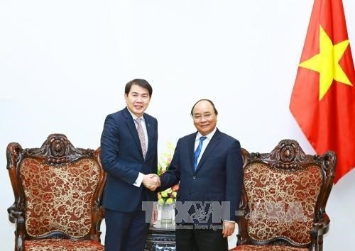 越南政府总理阮春福会见凯德集团总裁林明彦