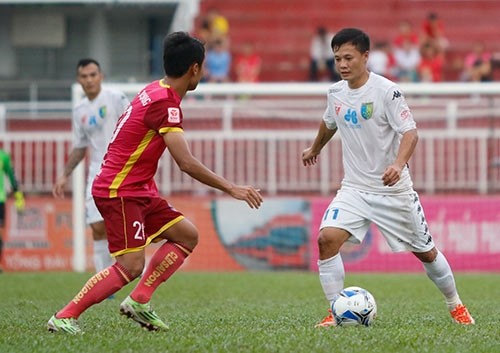 Sài Gòn FC và Hà Nội FC chia điểm trên sân Thống Nhất