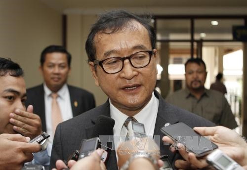 Tòa sơ thẩm Phnom Penh (Campuchia) phạt tù cựu Chủ tịch đảng đối lập Sam Rainsy