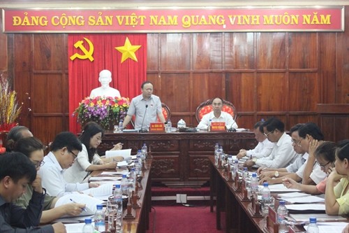 Đoàn giám sát Hội đồng Dân tộc của Quốc hội làm việc tại Bình Phước