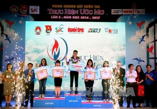 Vòng chung kết và trao giải cuộc thi “Thực hiện ước mơ” tại Thành phố Hồ Chí Minh