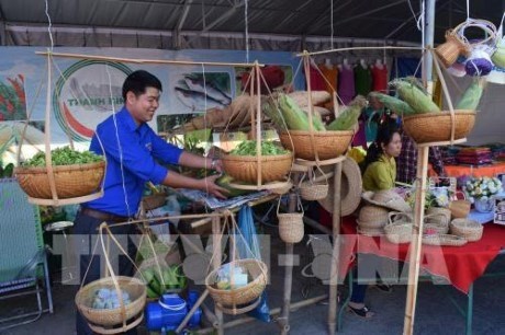 越南货展销会吸引同塔省农村居民数千人次参观购物