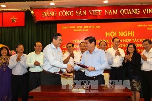 Thành phố Hồ Chí Minh và Tiền Giang thúc đẩy hợp tác phát triển kinh tế - xã hội