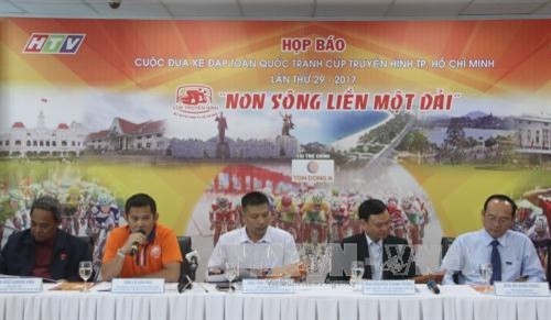 Họp báo Cuộc đua xe đạp toàn quốc cúp Truyền hình Thành phố Hồ Chí Minh lần thứ 29 năm 2017