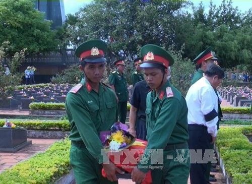 Truy điệu và an táng 29 liệt sĩ hy sinh tại Campuchia
