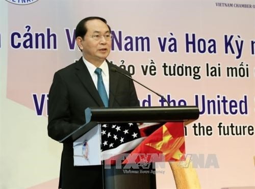 国家主席陈大光：合作促发展继续成为越美关系的引擎