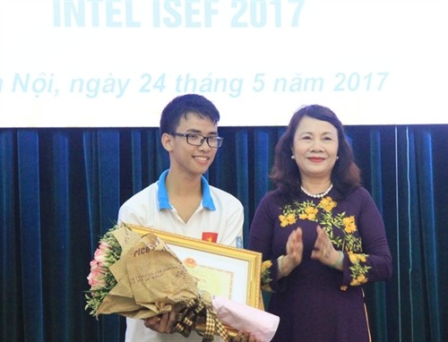 越南在Intel ISEF 2017获奖成绩排名上位居第三