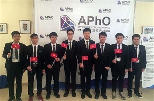 2017亚洲物理学奥林匹克竞赛：越南7名学生获奖