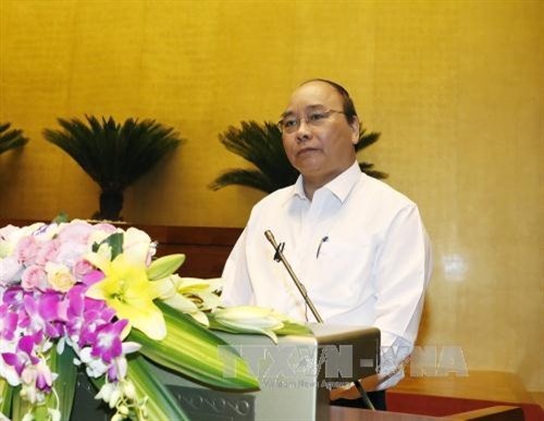 阮春福总理出席学习、贯彻落实越共十二届五中全会决议全国会议