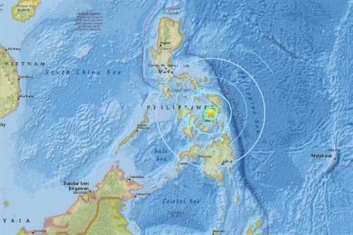 菲律宾莱特岛发生5.9级地震