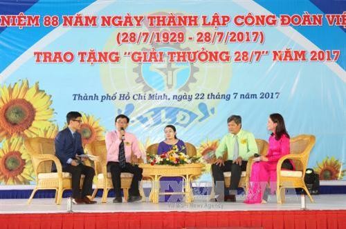 Thành phố Hồ Chí Minh tuyên dương các Chủ tịch Công đoàn cơ sở tiêu biểu