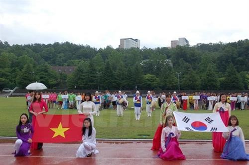 第九届ICFood杯越南大学生足球比赛在韩国国立忠南大学举行