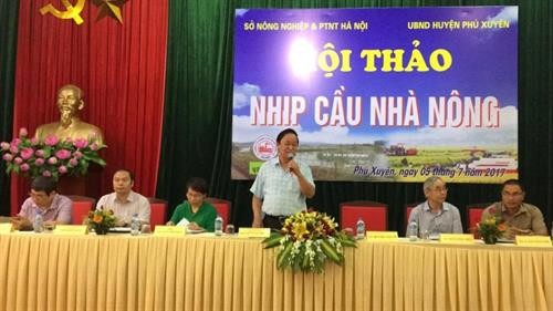 Hội thảo “Nhịp cầu nhà nông” tại huyện Phú Xuyên