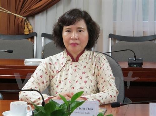 越共中央检查委员会决定给予工贸部副部长胡氏金钗警告处分