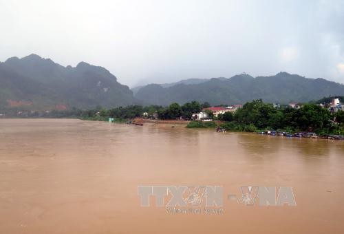 Tuyên Quang: Nước lũ dâng cao trên sông Lô, sông Gâm