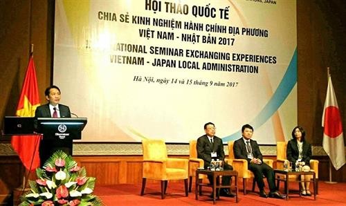 越南与日本互相分享地方行政经验