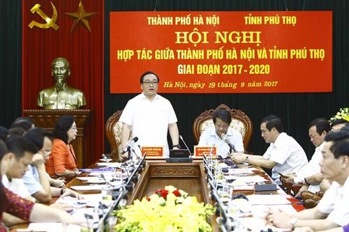 Hà Nội và Phú Thọ đẩy mạnh hợp tác toàn diện
