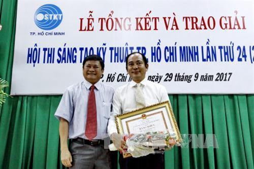 Nhiều đề tài, giải pháp được trao giải tại Hội thi sáng tạo kỹ thuật Thành phố Hồ Chí Minh lần thứ 24