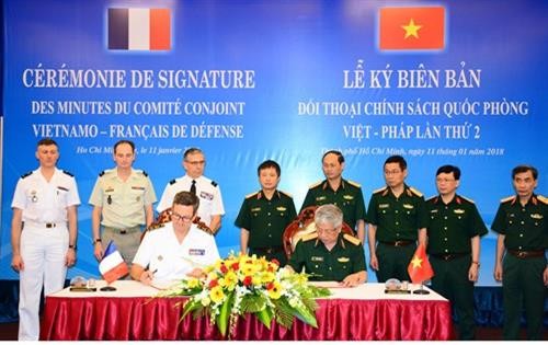 越南与法国举行第二次国防政策对话