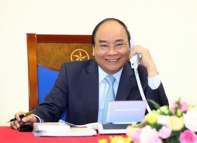 阮春福总理通电话祝贺教练朴恒绪以及越南U23足球队