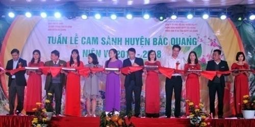 Tuần lễ cam sành huyện Bắc Quang niên vụ 2017-2018