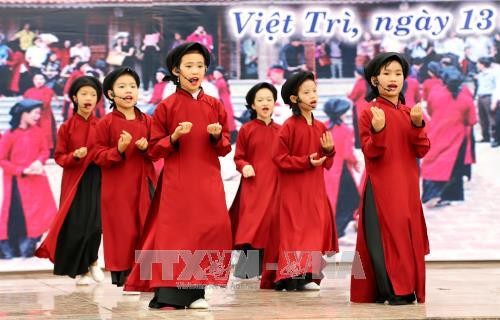 Phú Thọ chuẩn bị đón bằng công nhận hát Xoan là Di sản văn hóa phi vật thể đại diện của nhân loại