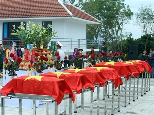 将在柬牺牲的94具越南志愿军及专家遗骸归国安葬