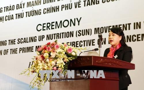 Phát động phong trào đẩy mạnh dinh dưỡng toàn cầu tại Việt Nam