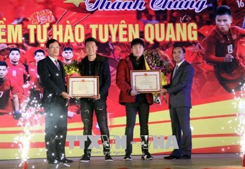 Tuyên Quang chào đón các tuyển thủ U23 Việt Nam trở về quê hương