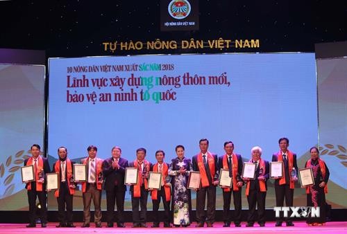 “2018年越南优秀农民”称号授予仪式在河内举行