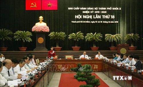Khai mạc Hội nghị lần thứ 18 Ban Chấp hành Đảng bộ Thành phố Hồ Chí Minh khóa X