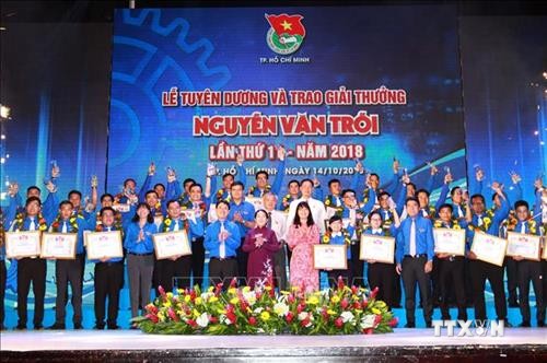 Thành phố Hồ Chí Minh: Vinh danh và trao giải thưởng Nguyễn Văn Trỗi cho 32 thanh niên công nhân tiêu biểu