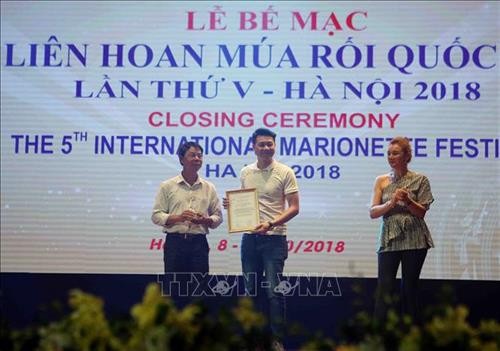 Nghệ sỹ Việt Nam giành nhiều giải thưởng ở Liên hoan múa rối quốc tế 2018