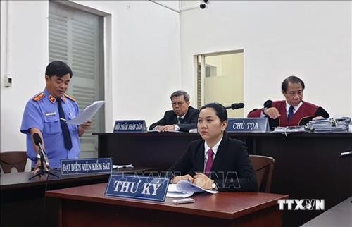 Đại diện Viện Kiểm sát nhân dân Thành phố Hồ Chí Minh nêu quan điểm