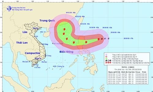 越南沿海省市主动应对风力200公里阵风17级的超级台风