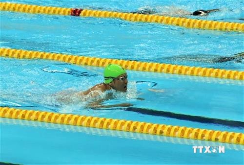 2018年亚残运会：游泳运动员阮成忠为越南队夺得首枚金牌