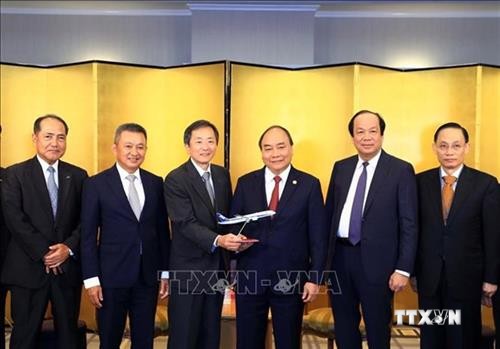 越南政府总理阮春福会见部分日本企业领导